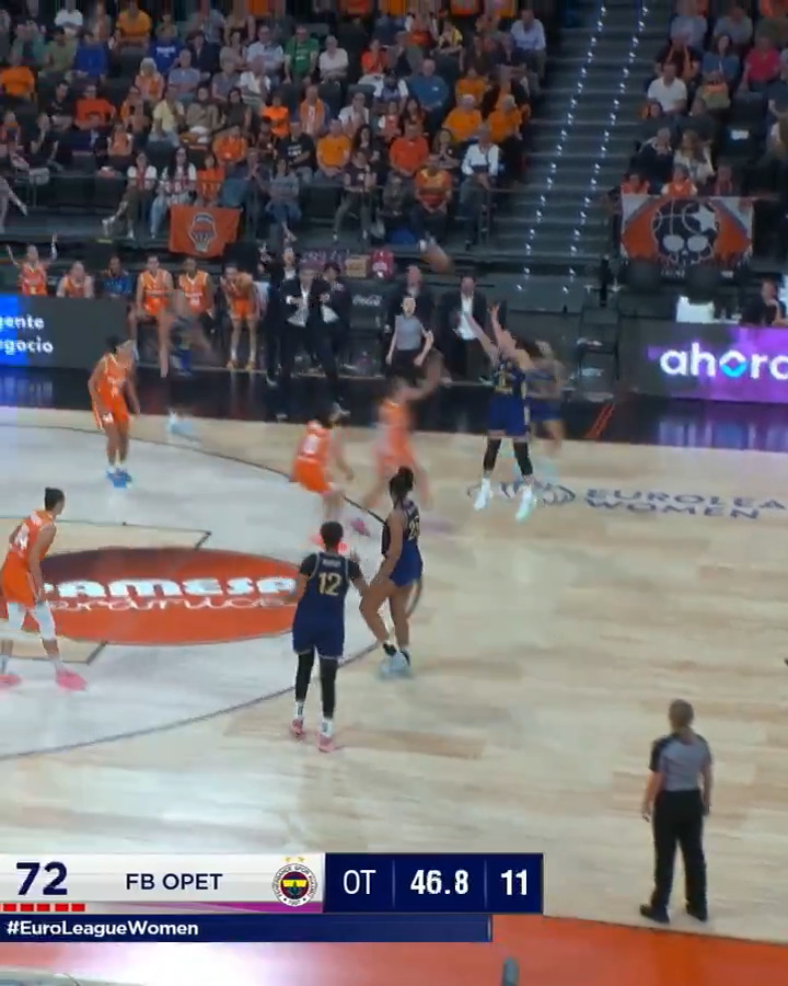 A successful comeback for Rebecca Allen ✅ In her first #EuroLeagueWomen game back in Valencia as an opponent, the Australian posted 12 points (4 threes), 4 rebounds, 3 blocks and 3 assists 😳