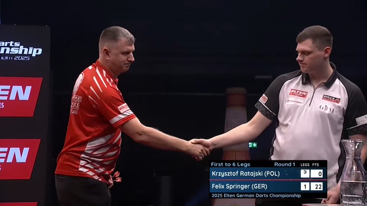 RATAJSKI SEES OFF SPRINGER! Krzysztof Ratajski ends the hopes of young Felix Springer following in his brother's footsteps, as The Polish Eagle beats Springer 6-1! 📺 #ET14