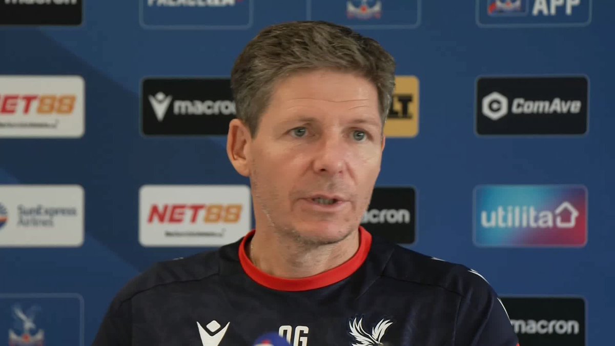 "I don't know anything about it, I don't speak with my players about social media activities" Oliver Glasner was asked about the clash between Crystal Palace striker Jean-Philippe Mateta and former team-mate Wilfred Zaha