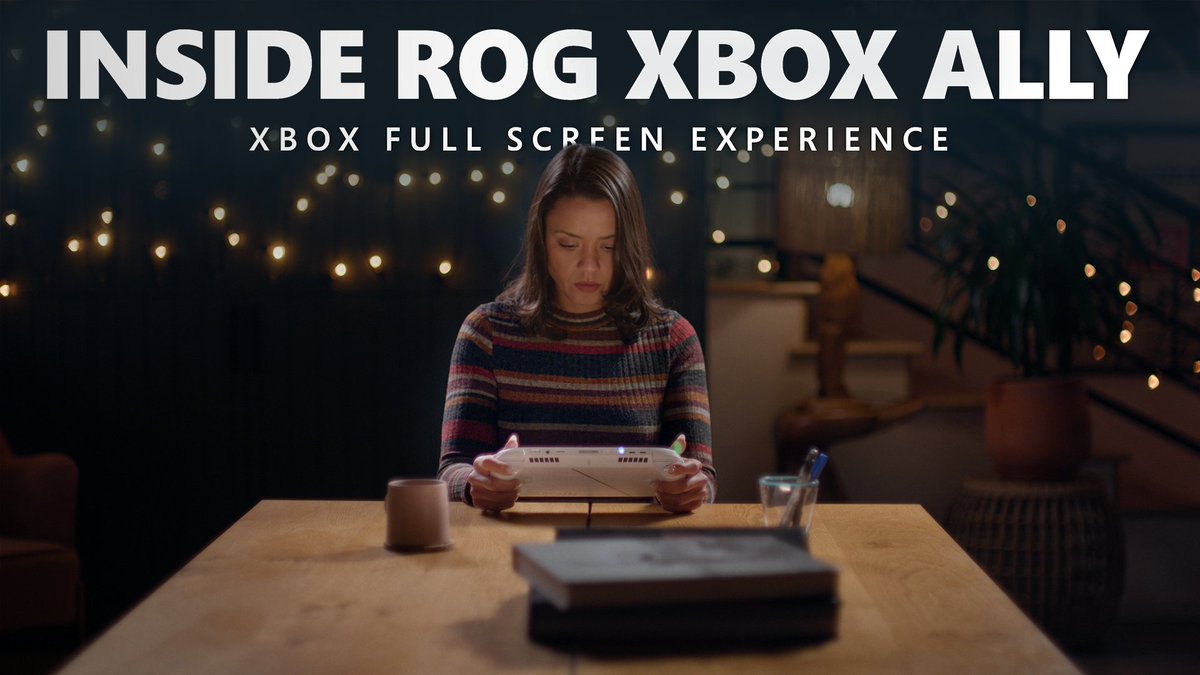 Immerse yourself in the Xbox full screen experience, with a console-inspired interface optimized for handheld gaming. The ROG Global Xbox Ally and ROG Xbox Ally X are available now: