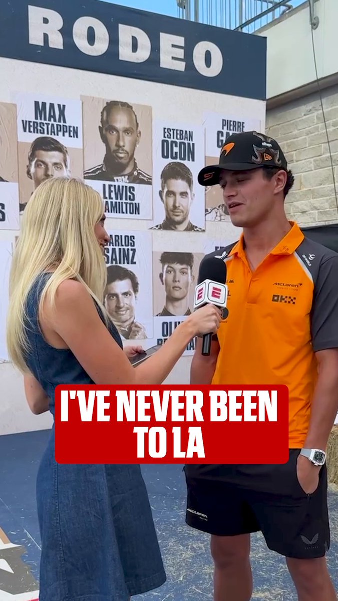 Asking F1 drivers what the four major U.S. cities are ๐ ๐