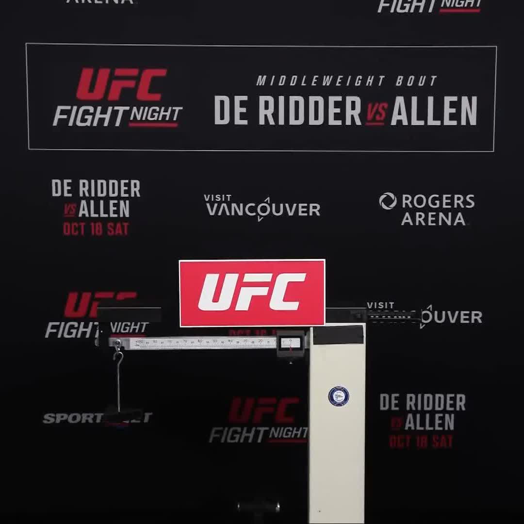 Manon Fiorot 🇫🇷 valide la pesée ! (56,9 kg) ⚖️✅ LET’S GO MANON !!! 💪 #UFCVancouver