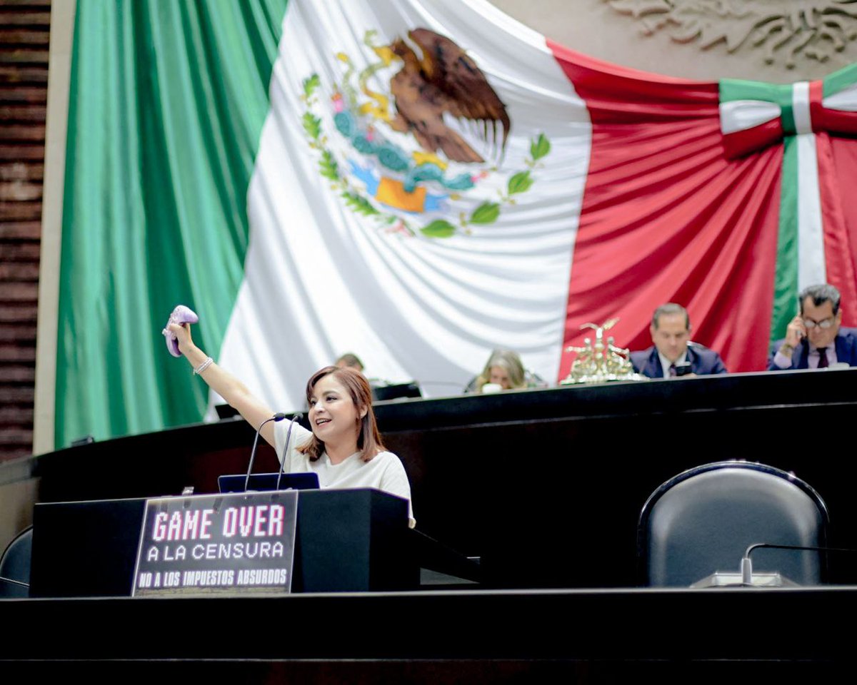 "La ficción no produce delicuentes. La violencia la produce un estado que ha normalizado la impunidad" Así, la diputada Iraís Reyes, se ha posicionado encontra de los impuestos a los videojuegos 🎮