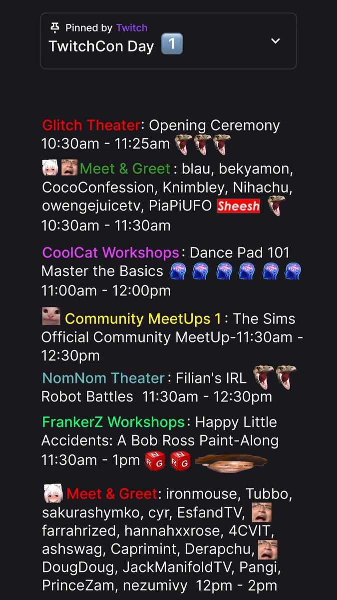 Where we dropping, chat? It’s Day 1 of TwitchCon! #TwitchConSanDiego