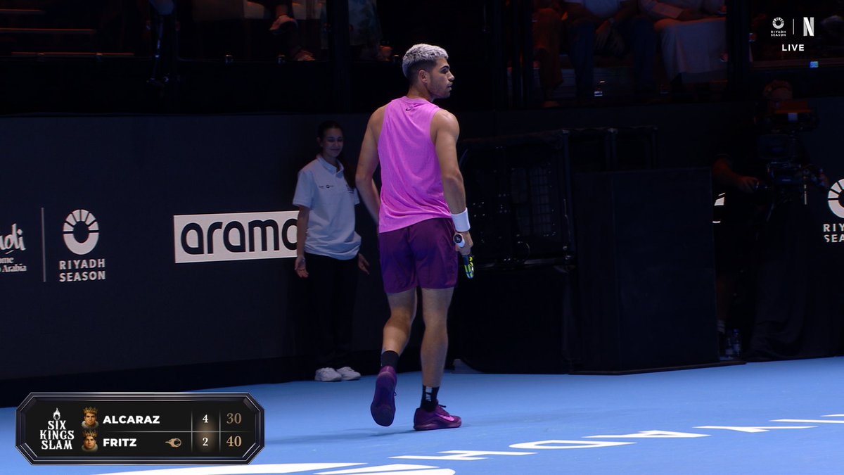 Ayer se vió un auténtico espectáculo de tenis en #SixKingsSlam. Mañana, a partir de las 20:00 horas, Alcaraz y Sinner repiten final EN 🔴 DIRECTO 🔴 en Netflix