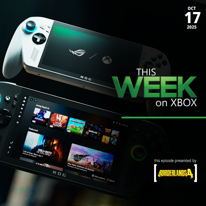 The ROG Xbox Ally and ROG Xbox Ally X take center stage on This Week on Xbox ๐ซฑ๐ฎ๐ซฒ Get your hands on the latest here: