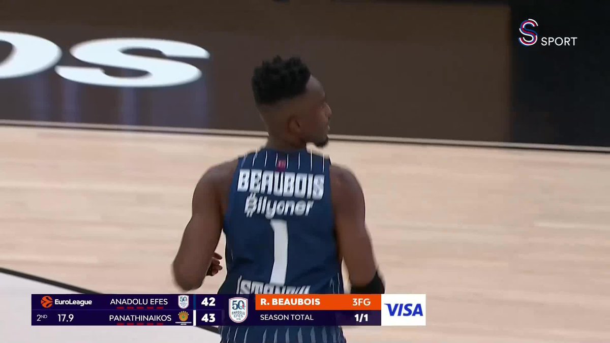 🔥 Rodrigue Beaubois'nın üçlük isabeti ve taraftarın reaksiyonu!