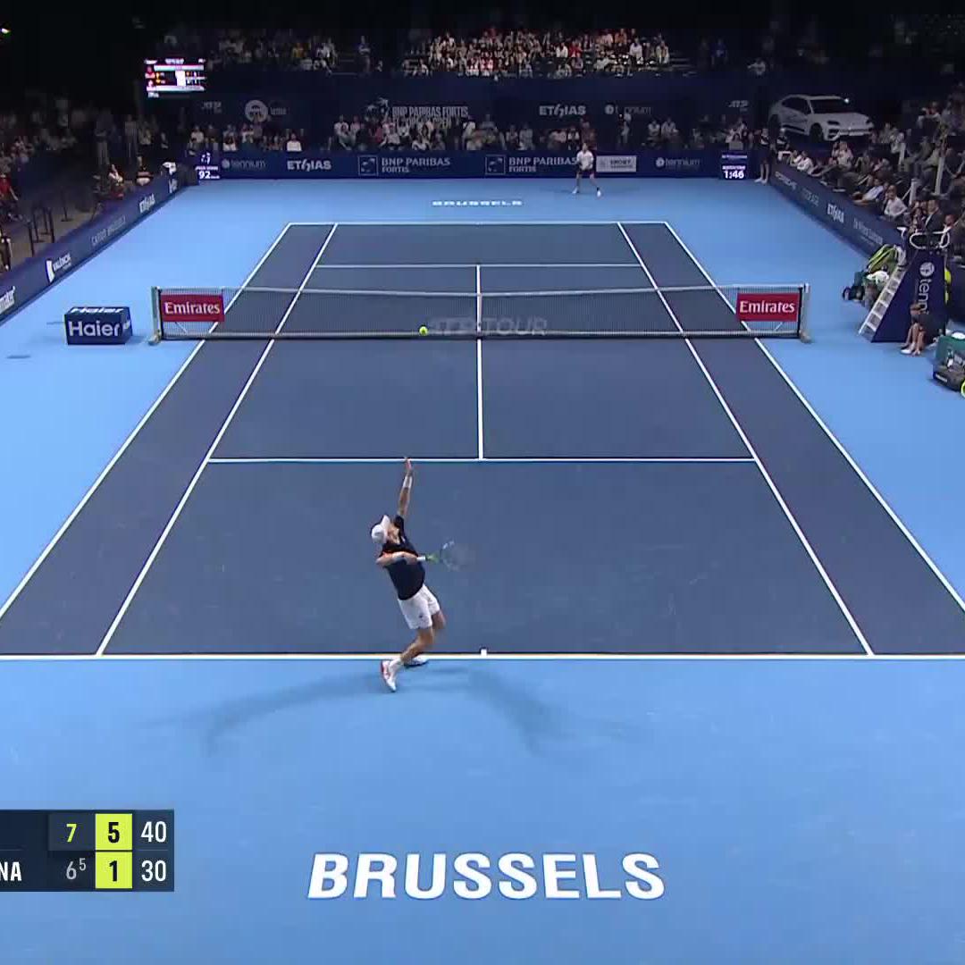 📊 Pour la 3e fois depuis 1990*, un Belge 🇧🇪 s'est qualifié en 1/2 finale d'un tournoi à domicile : ▪️ Anvers 2016 : Goffin 🇧🇪 ▪️ Anvers 2017 : Bemelmans 🇧🇪 🆕 Bruxelles 2025 : Collignon 🇧🇪 ✍️ * Pas de tournoi en Belgique entre 1999 et 2015.