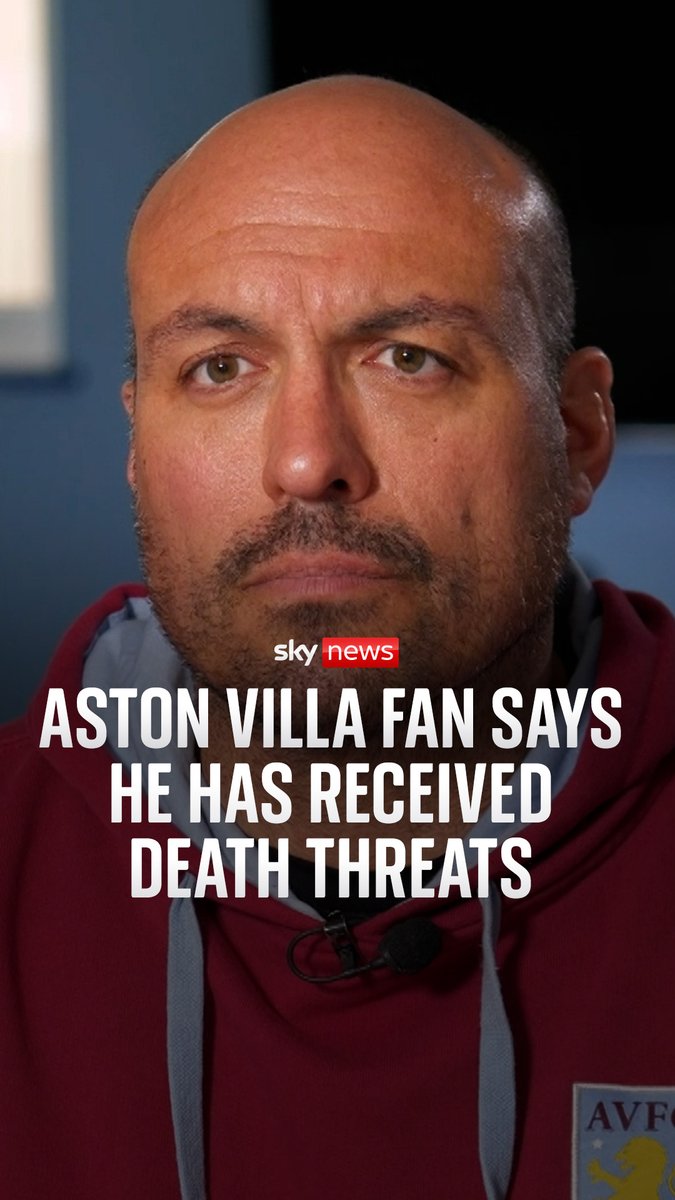 Aston Villa fan Andrew Fox says he has received online abuse and even death threats following the decision to ban Maccabi Tel Aviv fans from the match in Birmingham.