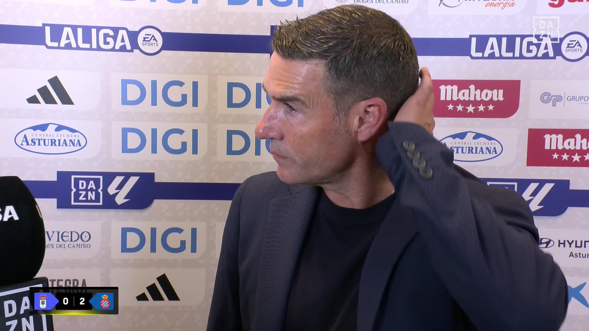🗣️ “La gente es libre y yo tengo que aceptarlo. Me toca hablar poquito y trabajar mucho” Luis Carrión, sobre los pitos que ha recibido en su vuelta al Tartiere #LALIGAenDAZN ⚽️