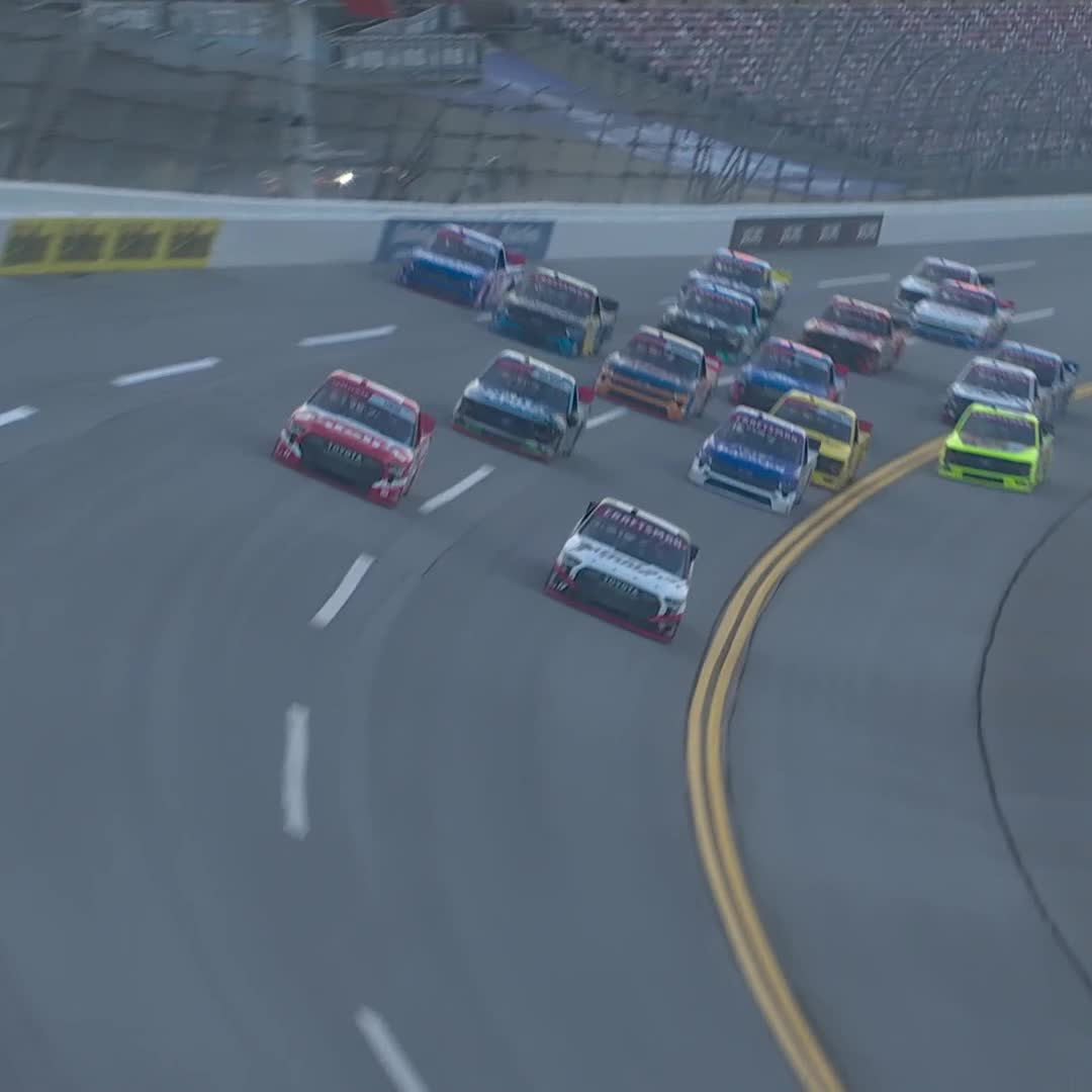 Gio Ruggiero is a winner in the CRAFTSMAN Truck Series! 🏁
