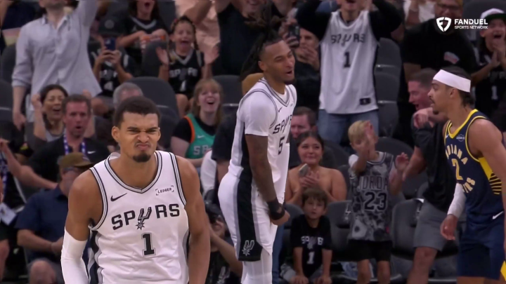 STEPHON CASTLE GOT UP‼️ WAIT FOR WEMBY'S REACTION 😭