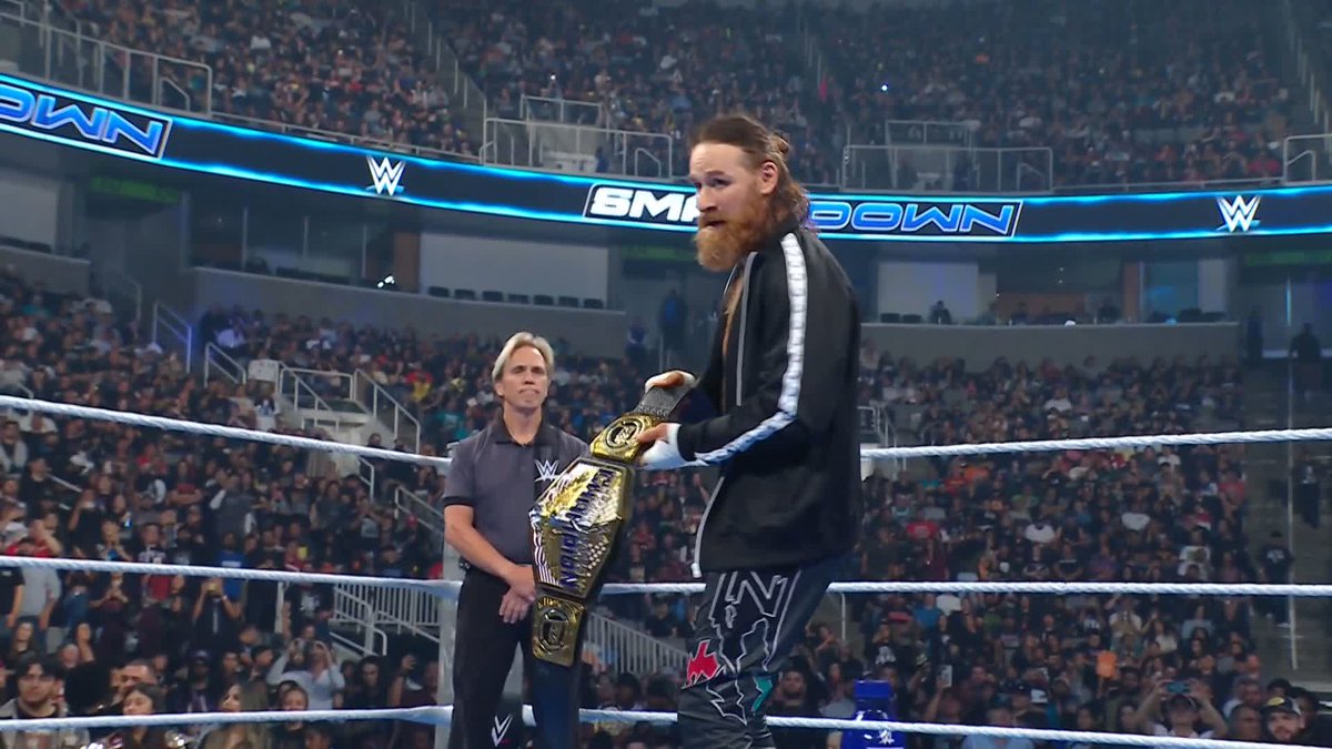 .The Miz answered Sami Zayn's Open Challenge but Carmelo Hayes said not today 👊