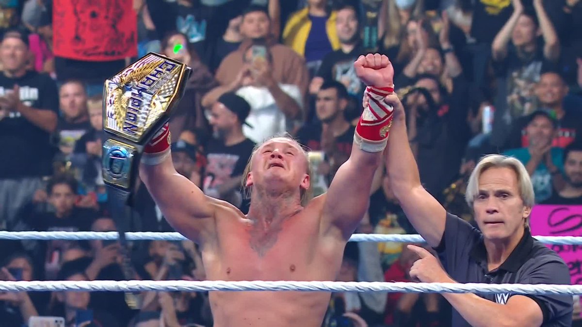 Tenemos un nuevo Campeón de los Estados Unidos y su nombre es Ilja Dragunov 🏅😤🔥 #SmackDown