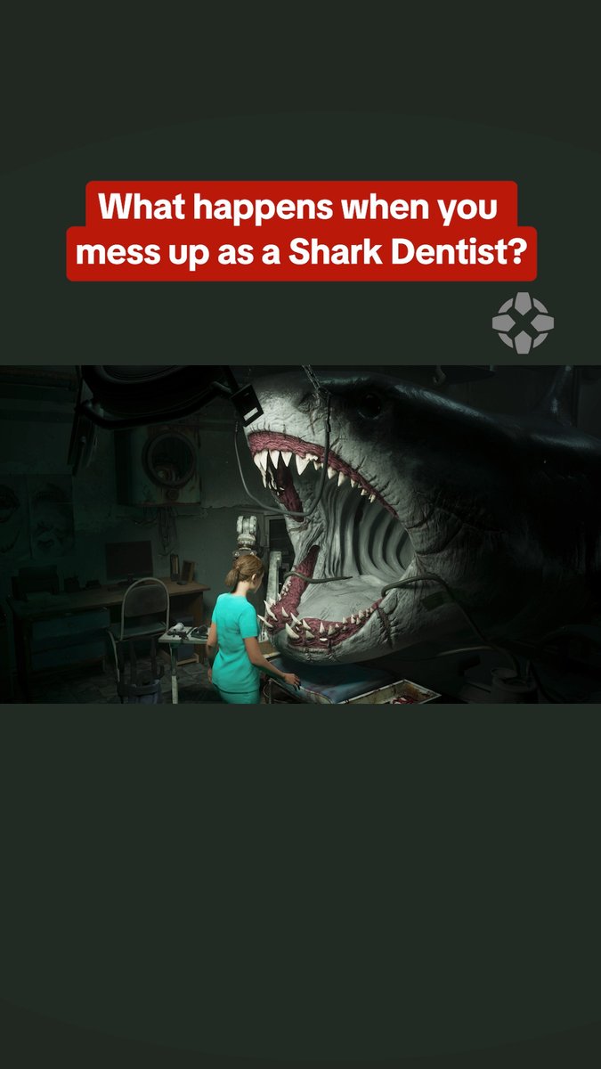 Fish are friends not food. Too bad you're not a fish. Check out the new trailer for Shark Dentist #ignfanfest