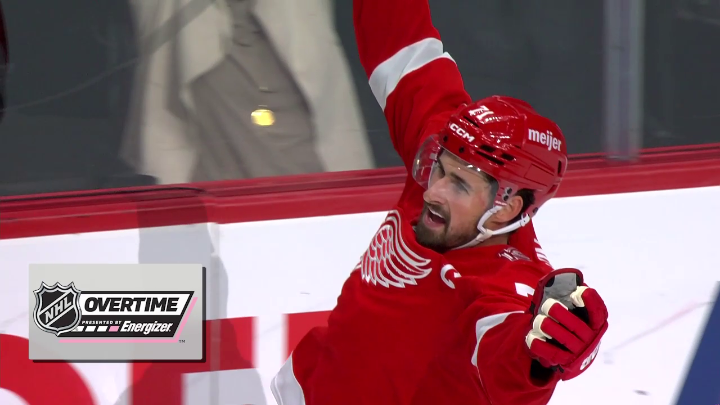DYLAN LARKIN WINS IT! 🚨 The Detroit Red Wings take this one in Energizer OT!