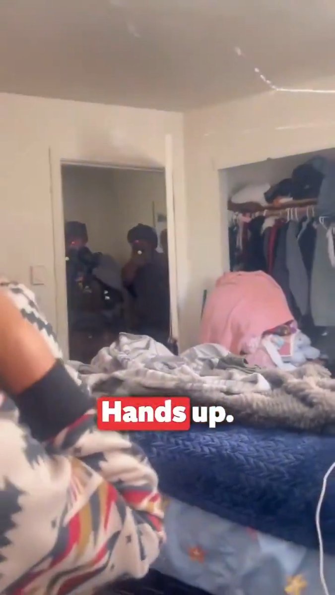 ICE agents in Portland, Oregon conduct a forcible entry into an apartment to arrest to illegal invaders. Reportedly they had attempted to arrest one of them during a traffic stop earlier but he fled and evaded pursuit; eventually crashing into a USPS vehicle. ICE agents attempted a "call out" but the illegal refused to come out resulting in the forcible entry seen here.... #CityLife #portland #ICE #BorderPatrol #crime #illegals #invader #invasion #CQB #FAFO #urban #democrats