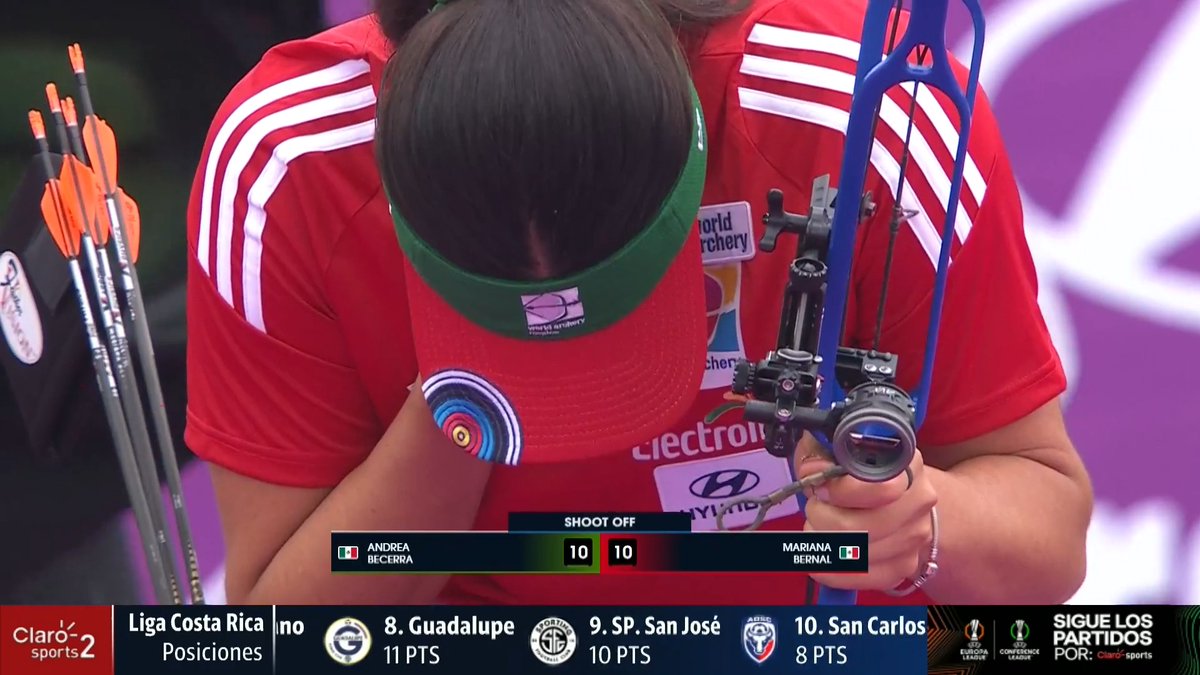 ¡Oro🥇y Plata🥈para México 🇲🇽! Mariana Bernal 🇲🇽 y Andrea Becerra 🇲🇽 hacen un histórico 1-2 en la Final de Copas del Mundo de Tiro con Arco compuesto femenil 🌍🏆🚺🎯 Se definió en flecha de oro 🥹👏