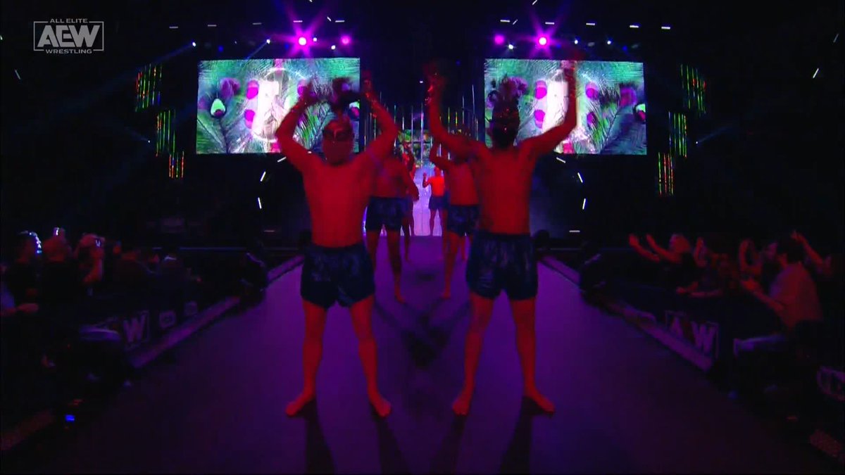 3 years ago today on Title Tuesday, Dalton Castle contended for the ROH World Championship on Dynamite and made THIS glorious entrance. 🦚