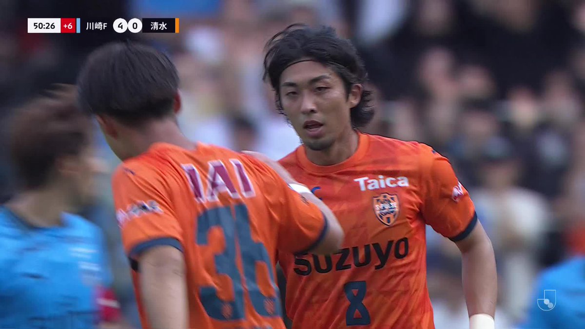 🎦 ゴール動画 🏆 明治安田J1リーグ 第34節 🆚 川崎Fvs清水 🔢 4-1 ⌚️ 45+6分 ⚽️ 小塚 和季(清水) #Jリーグ