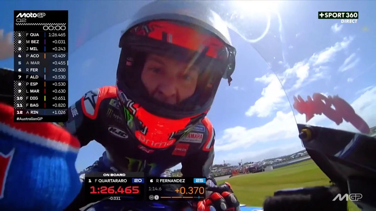 Il fallait être là à 02H00... mais ça en valait la peine 🤤🇫🇷 Fabio Quartararo est en POLE à Phillip Island ! 😈😈 ➡️ Toutes les séances du Grand Prix d'Australie sont en replay sur l'application CANAL+ #AustralianGP | #MotoGP