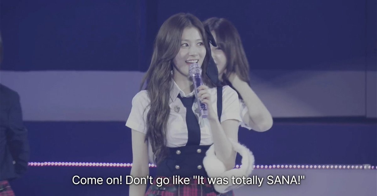 Sana whining when every ONCE pointed out she messed up the whisper game 😭