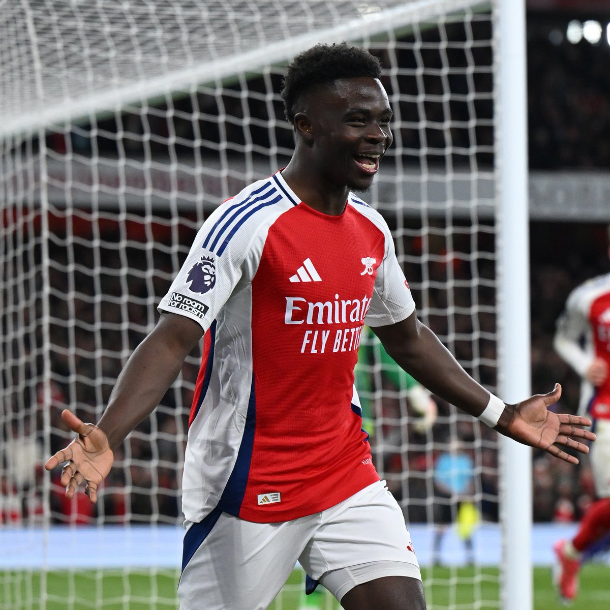 ⏪ Last time out against Fulham... Bukayo Saka makes his grand return with a goal after a long-term layoff ❤️ 🤝 Bitpanda