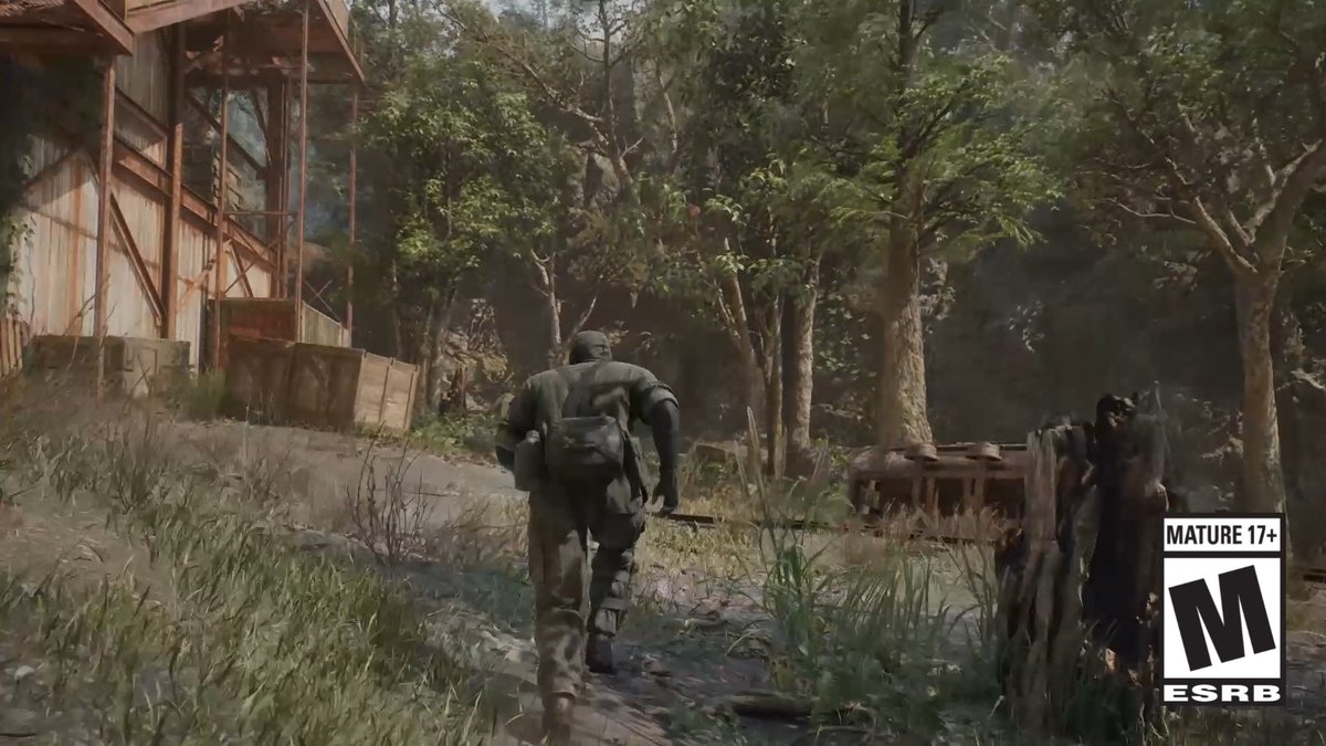 FOX HUNT Introduction Series Part 2: "Naked Sense" Nearby items are revealed when active. By keeping focus over time, the enemy's position will eventually be highlighted with a silhouette, allowing the player to pinpoint their location. #MGSDelta #MetalGearSolid #FOXHUNT