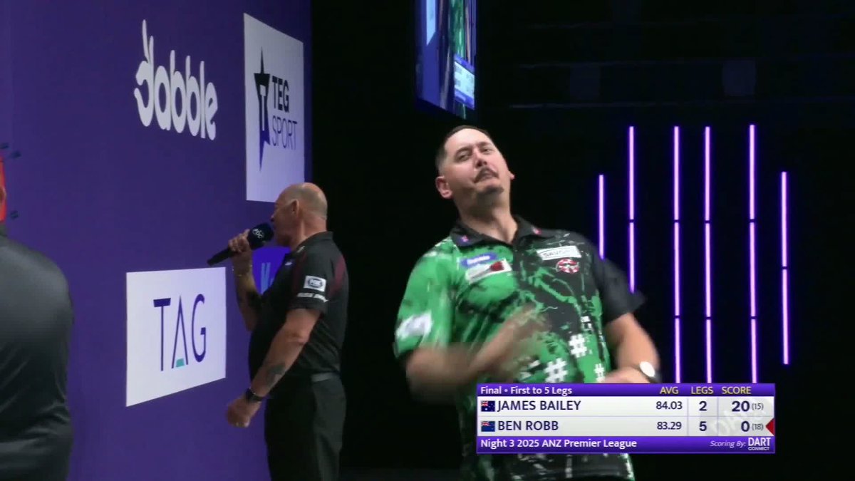 'BIG RIG' TRIUMPHS! 🇳🇿 Ben Robb has won Night Three of the ANZ Premier League in Canberra, beating James Bailey 5-2 in the final. Victory for Robb sees him jump to second in the standings! 📺 #ANZPL | Final