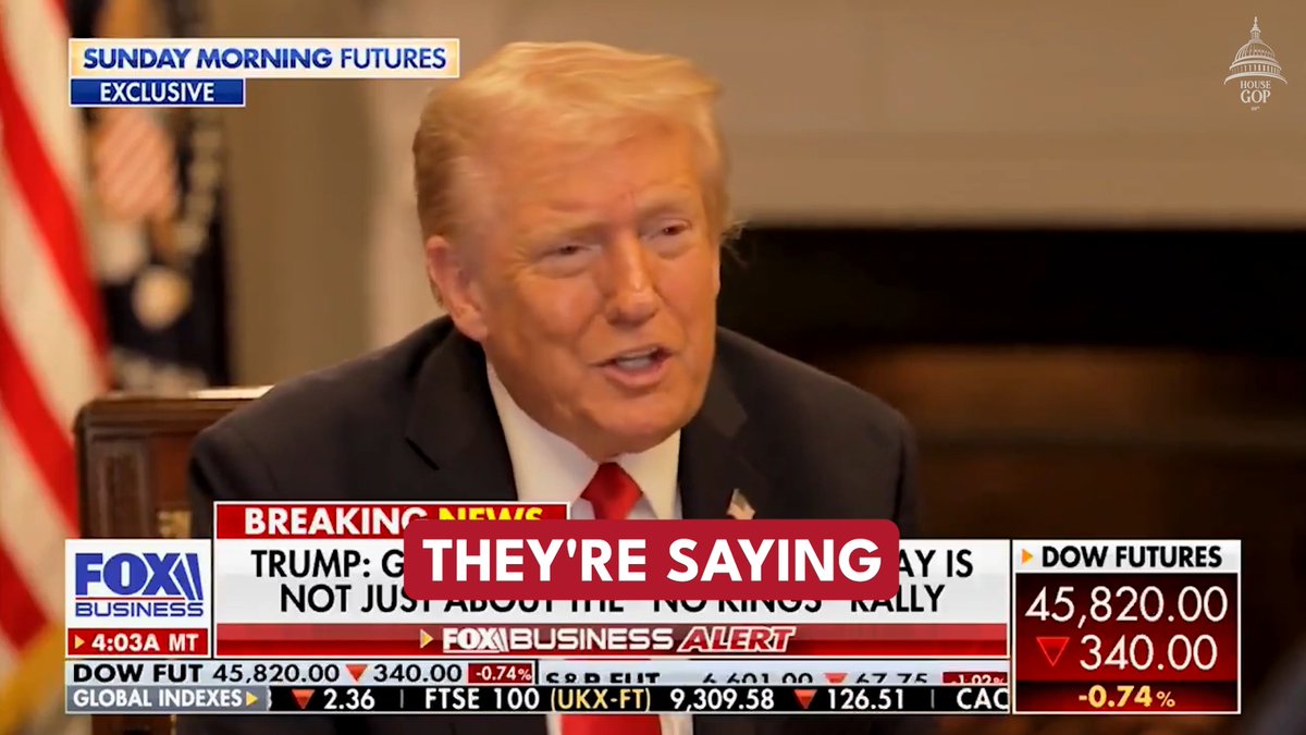 Democrats will try ANYTHING to appease their base… A government shutdown. “Hate America” rallies — even calling for a FORCEFUL UPRISING. Republicans are focused on delivering for the American people!