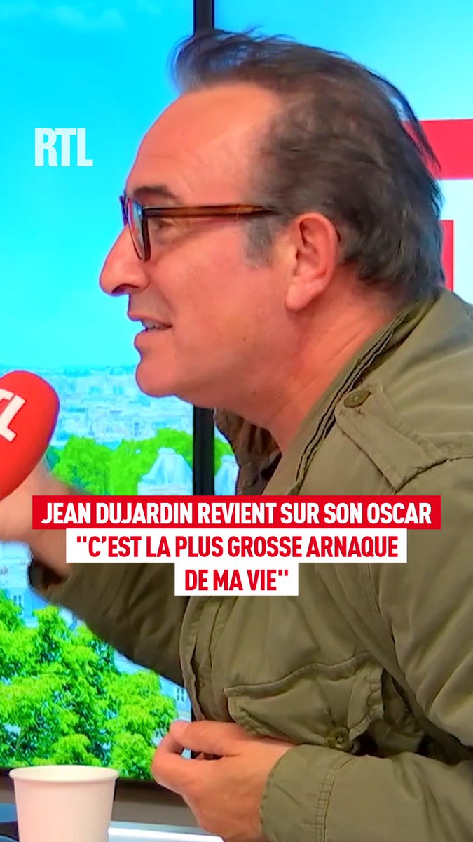 🎙️"C’est la plus grosse arnaque de ma vie !" Jean Dujardin revient sur son Oscar gagné pour "The Artist", dans "Variétés" au micro d’Augustin Trapenard sur #RTL