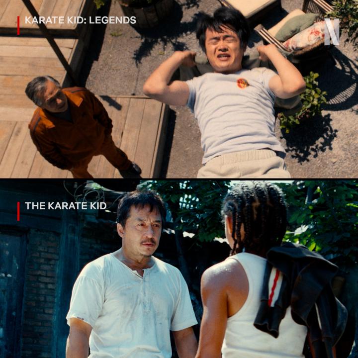 ตำนานการฝึกกังฟูด้วย “เสื้อตัวเดียว” 💥🤛 จาก ‘The Karate Kid’ สู่ ‘Karate Kid: Legends’ ผ่านไป 15 ปี แต่ความเก๋าของ เฉิน หลง ยังไม่มีอะไรเอาลง #TheKarateKid #KarateKidLegends #NetflixTH