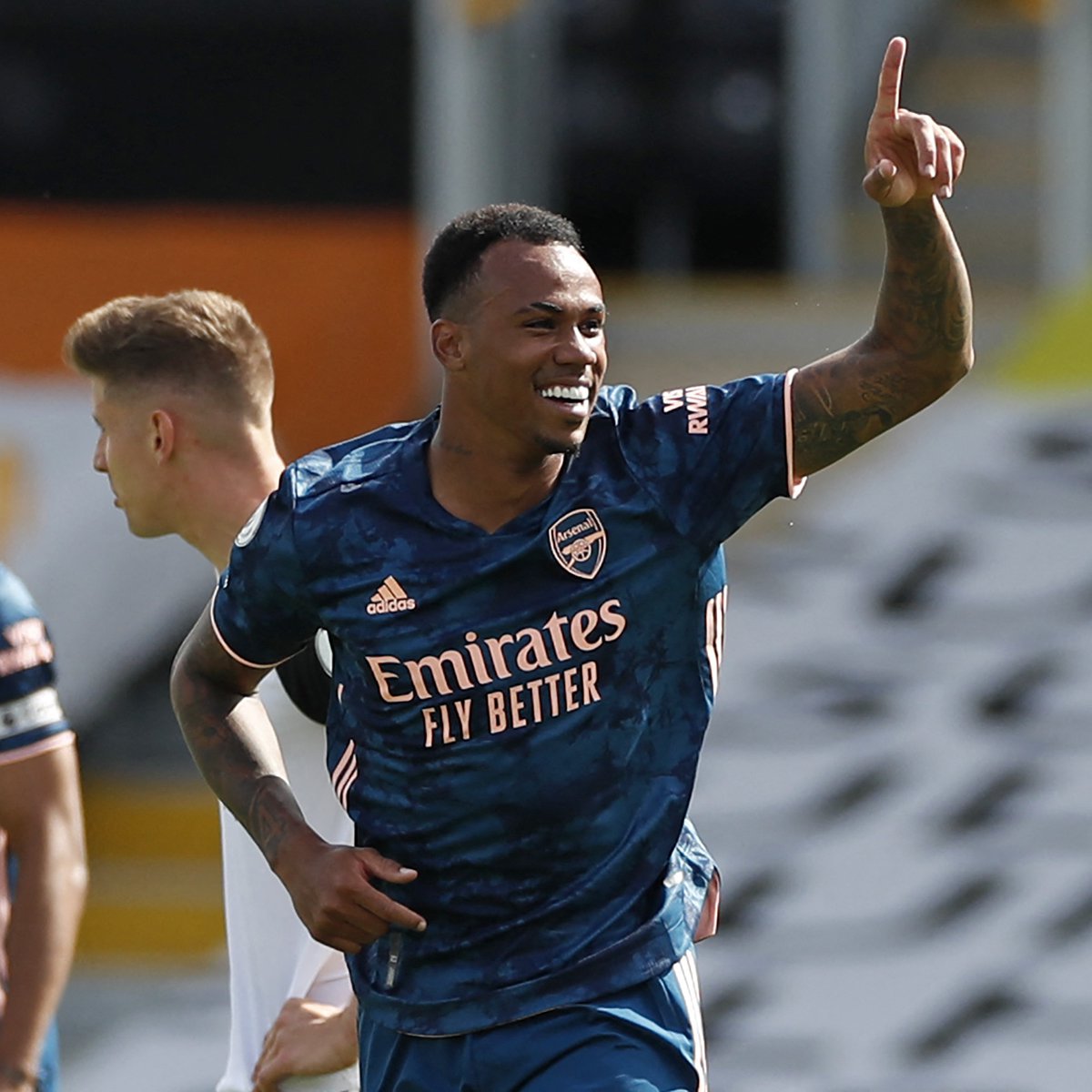 Big Gabi's first goal for The Arsenal 👊 📍 Craven Cottage