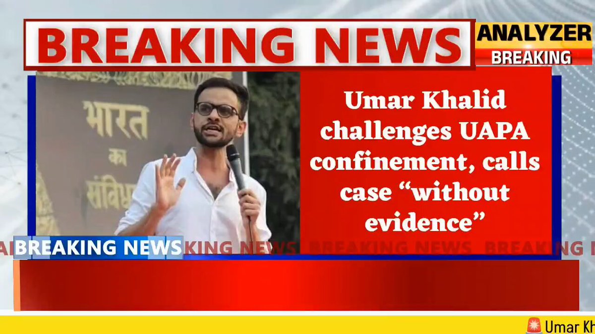 📢 Umar Khalid now challenges his UAPA confinement claiming there’s 'No physical evidence except a SPEECH.' ~ So anyone can now spread HATE, provoke RIOTS, and then cry free speech? Such offenders need no mercy. STRICT ACTION.