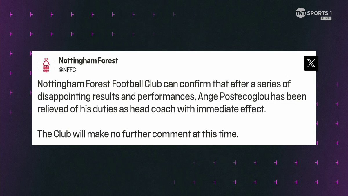 "Whoever comes in next, they know they've got 8 games to show what they can do." Peter Crouch and Glenn Hoddle react to Ange Postecoglou's sacking from Nottingham Forest. 🎙️ Lynsey Hipgrave 📺 TNT Sports & discovery+ UK