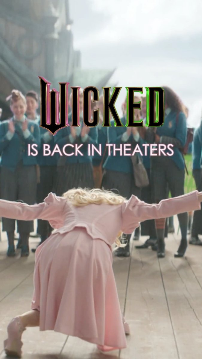 #Wicked is flying back into theaters November 14-20!