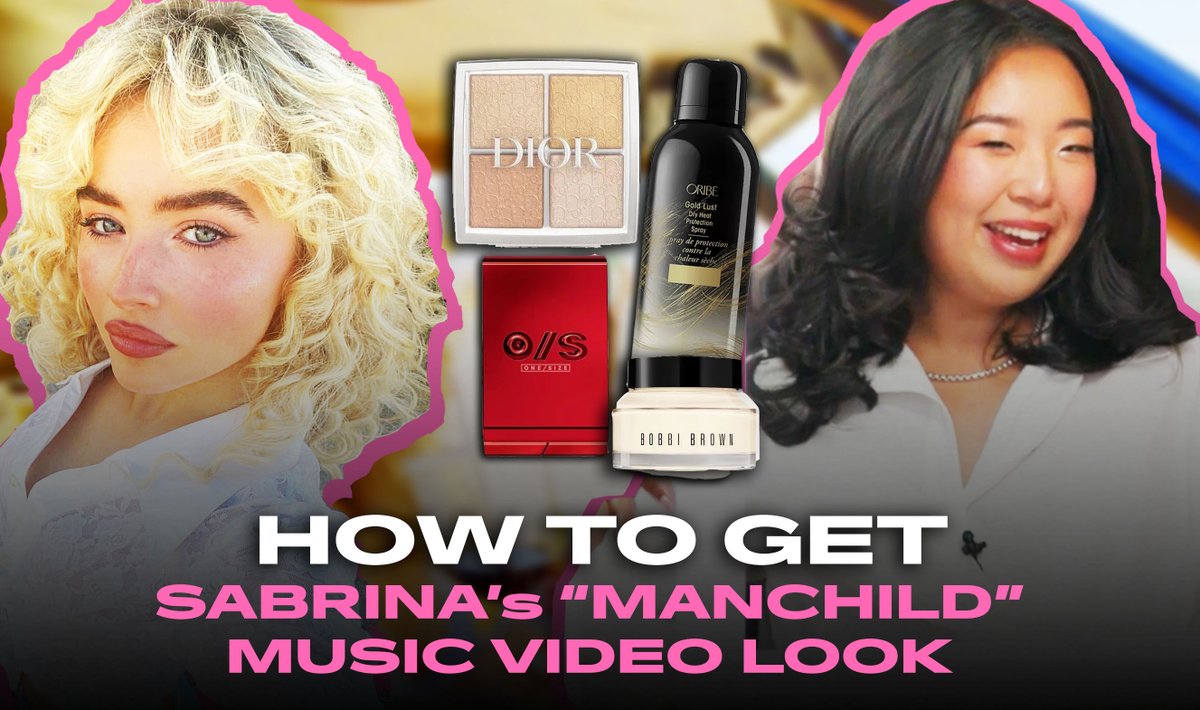 Hey, man! 👋 Here’s how you can achieve Sabrina Carpenter’s look from her “Manchild” music video. Watch as Billboard recreates the look on our YouTube channel.