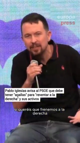 🔴 EL ODIO DE PABLO IGLESIAS A LA DERECHA Pablo Iglesias no sabe que ya no pinta nada en el tablero político, pero él sigue esparciendo odio como buen comunista.