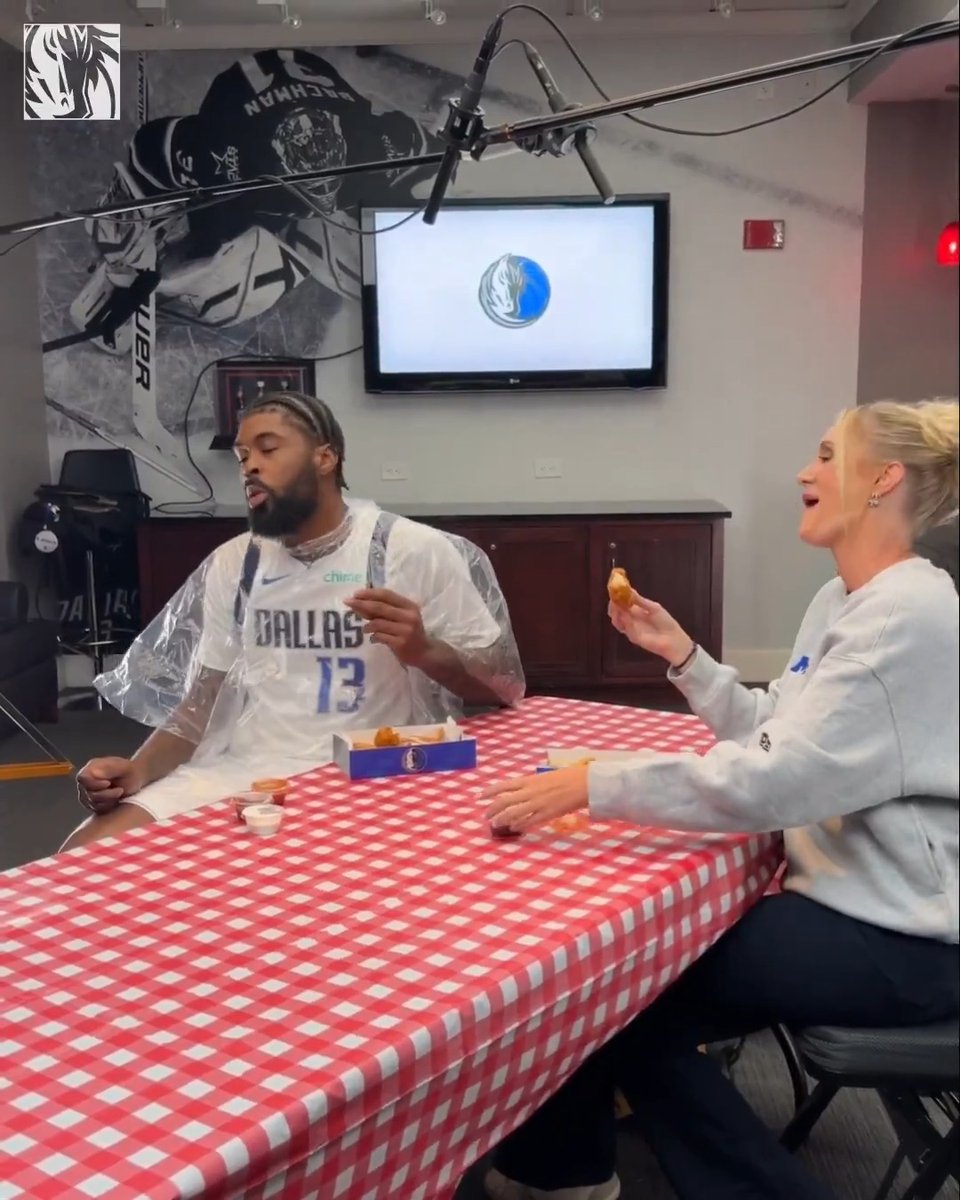 Bow Chicka Wow Wow 🍽️ Naji &amp; Blondes Who Eat had an American Airlines Center food tasting on Media Day 😋 Now it’s your turn… More to come 👀 Naji Marshall // #MFFL