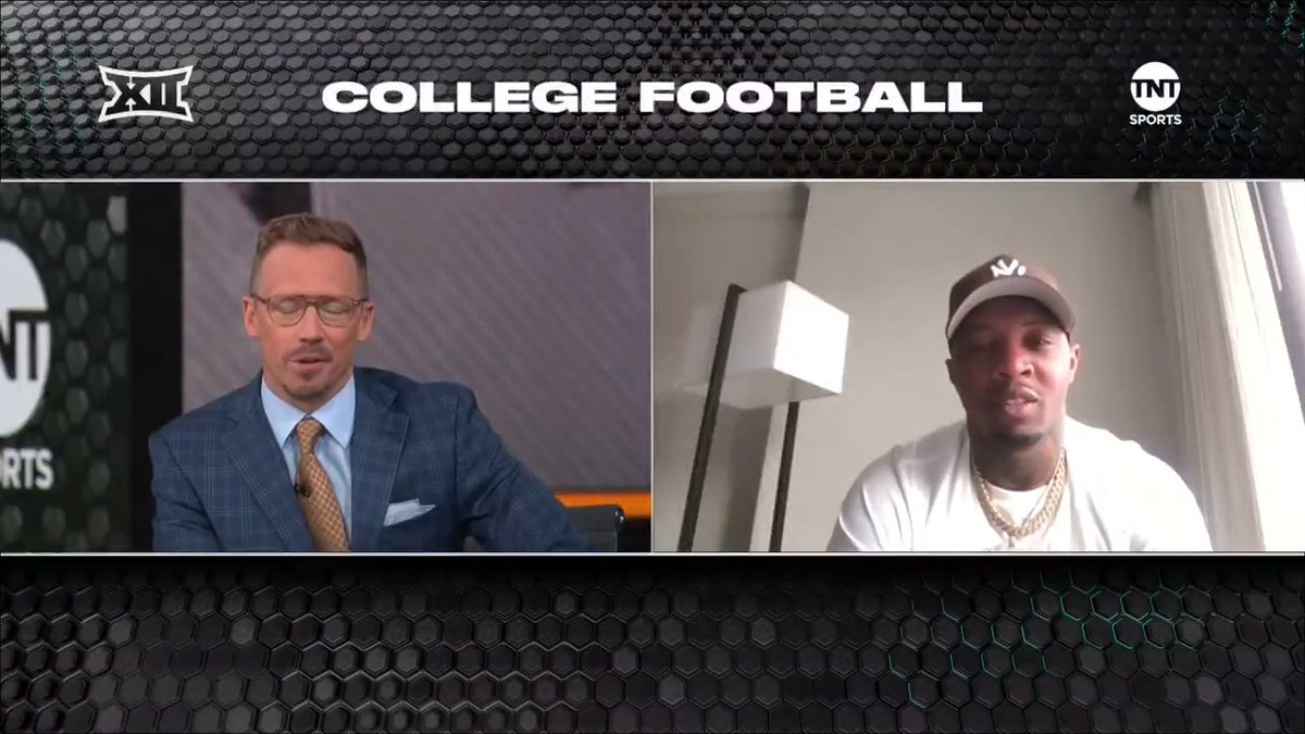 WVU legend Tavon Austin joined Big 12 Football Pregame to discuss his 572-yd game in 2012, reliving his college mixtape with his daughter & the current state of WVU football 🗣️