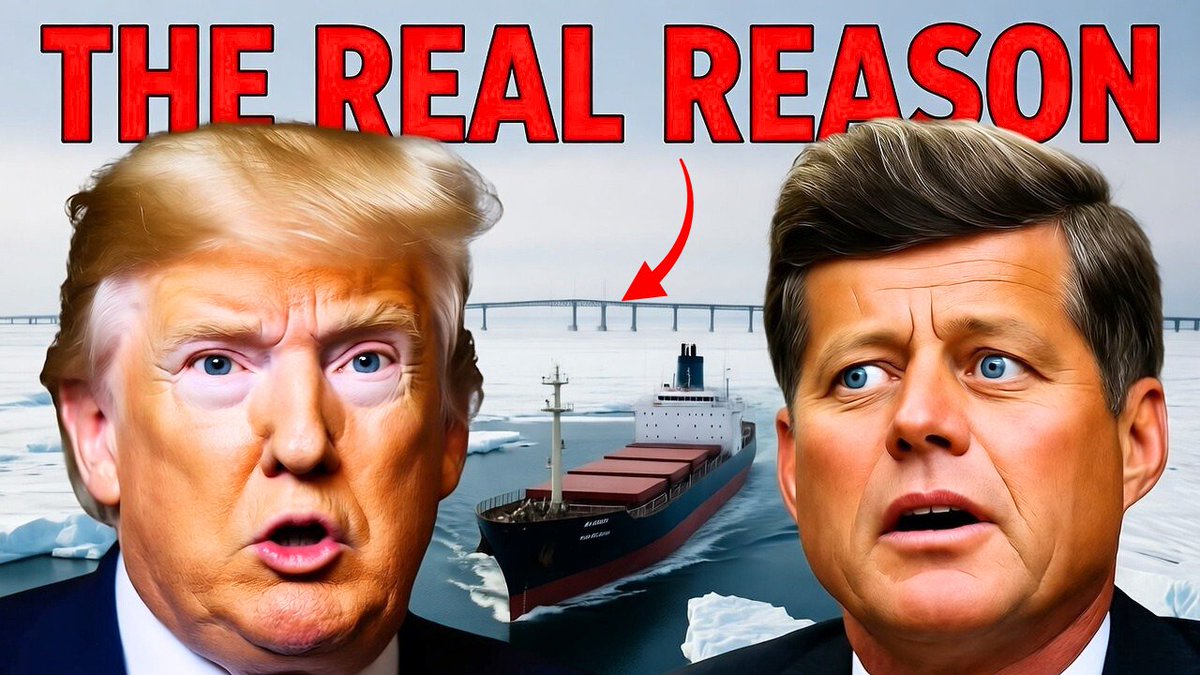 🚨 BREAKING: Secret Soviet KGB files reveal JFK & Khrushchev planned a PEACE BRIDGE connecting US & Russia through the Bering Strait Trump just tormented Zelensky with this SAME project yesterday Is this why they killed Kennedy? The map that could flip the globalist chessboard