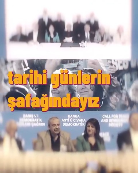 Barış, demokrasi ve çözüm için sözümüz var…