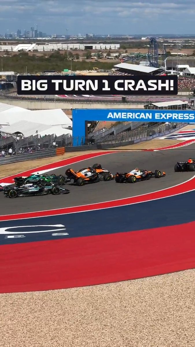 No-one expected this to happen! 😱💥 #F1Sprint #USGP