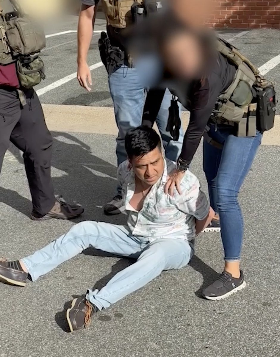 🚨 GREAT NEWS: ICE has ARRESTED a previously-deported child s*x predator after a leftist judge decided to RELEASE him back into the community in Virginia. How EVIL of a decision to release this monster. David Ambrosio-Herrera will now be DEPORTED.