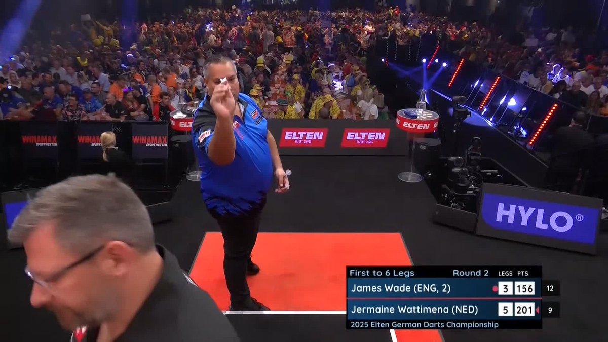 WHAT A WIN FOR WATTIMENA! 107 average from the Dutchman as he defies a 106 average from Wade to secure a 6-3 victory 👏 📺 #ET14 | R2
