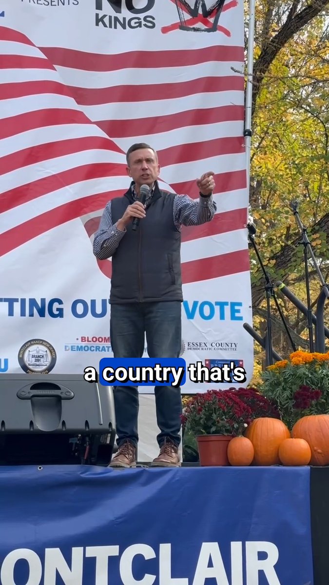 As I told folks in New Jersey, we won’t bend the knee, bow down, or kiss the ring of any king.