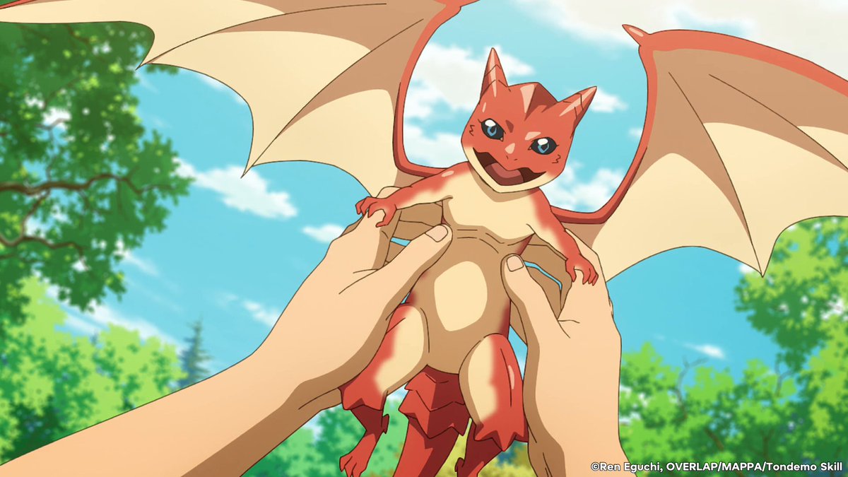 A cute new familiar has entered the villa 🤭 (via Campfire Cooking in Another World Season 2)