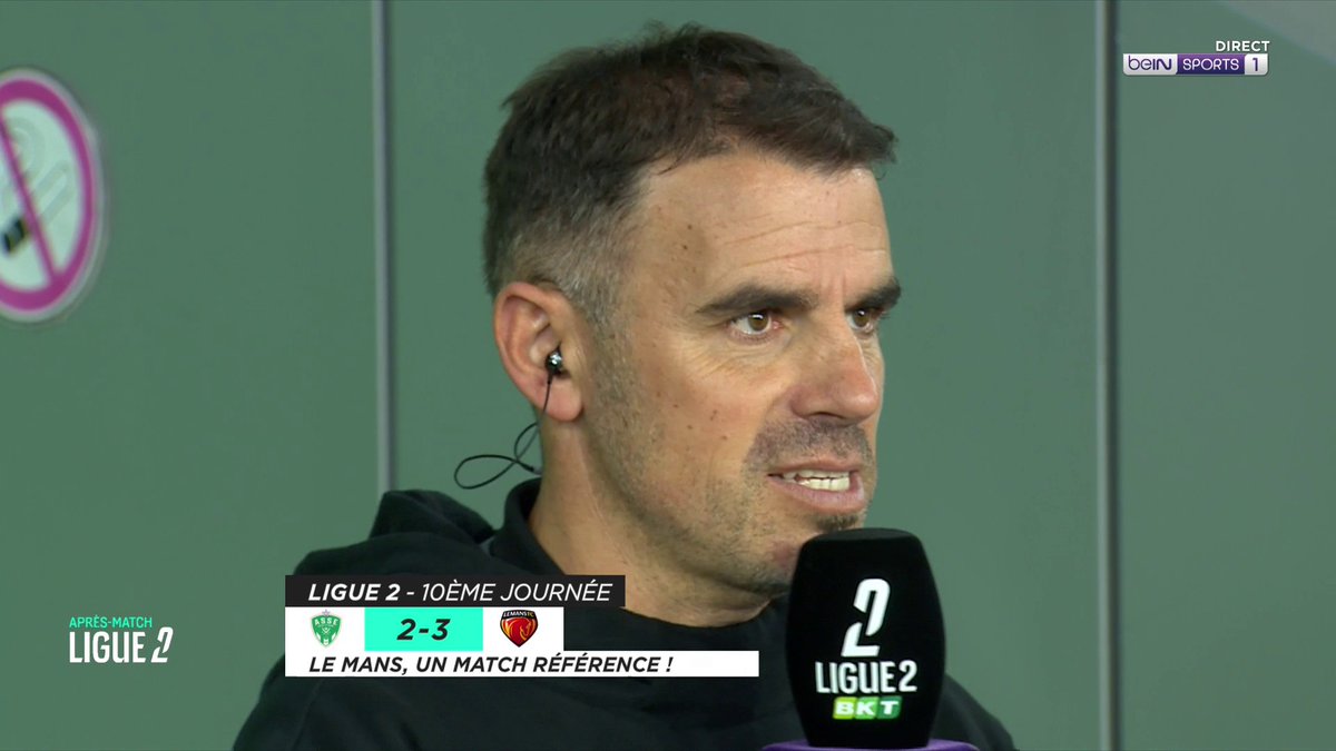 [📺 LIVE] 🇫🇷 #Ligue2BKT #ASSELMFC ⭐ Patrick Videira fier de ses joueurs et ému après la victoire face à Saint-Etienne ! 🎙️"On a marqué l'histoire du club !"