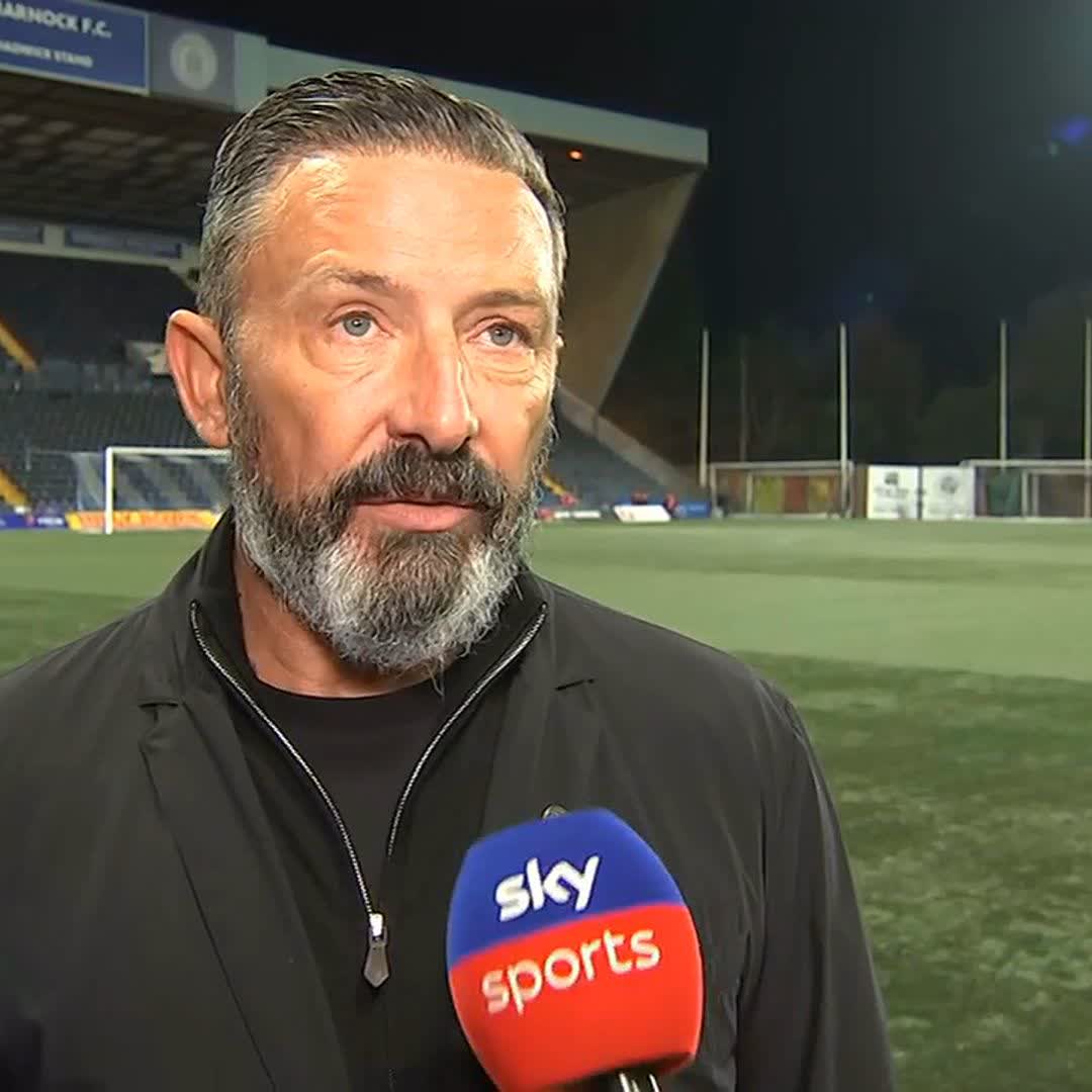 🏆 "Celtic are there to be shot at" Derek McInnes reacts to Hearts' 3-0 win over Kilmarnock & looks ahead to next Sunday's top-of-the-table clash, live on Sky ⤵️