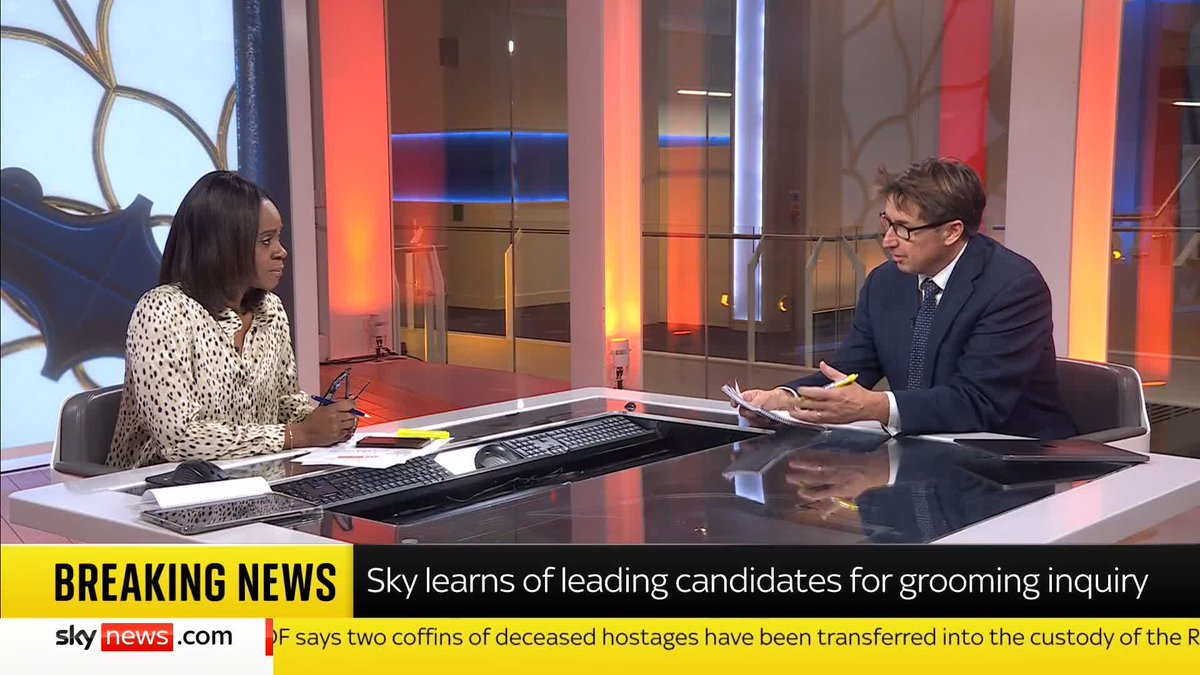 BREAKING: Sky News learns of the two front-runners to lead the grooming gang inquiry Jason Farrell reports. 📺 Sky 501, Virgin 602, Freeview 233 and YouTube